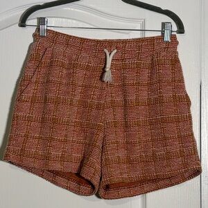 Zara Brown Tweed Shorts